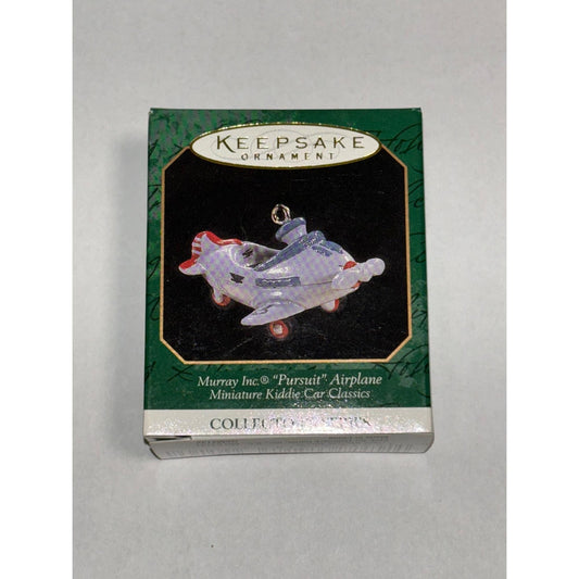 Hallmark Keepsake Ornament Murray Pursuit Airplane Mini Kiddie Car Classics 1997