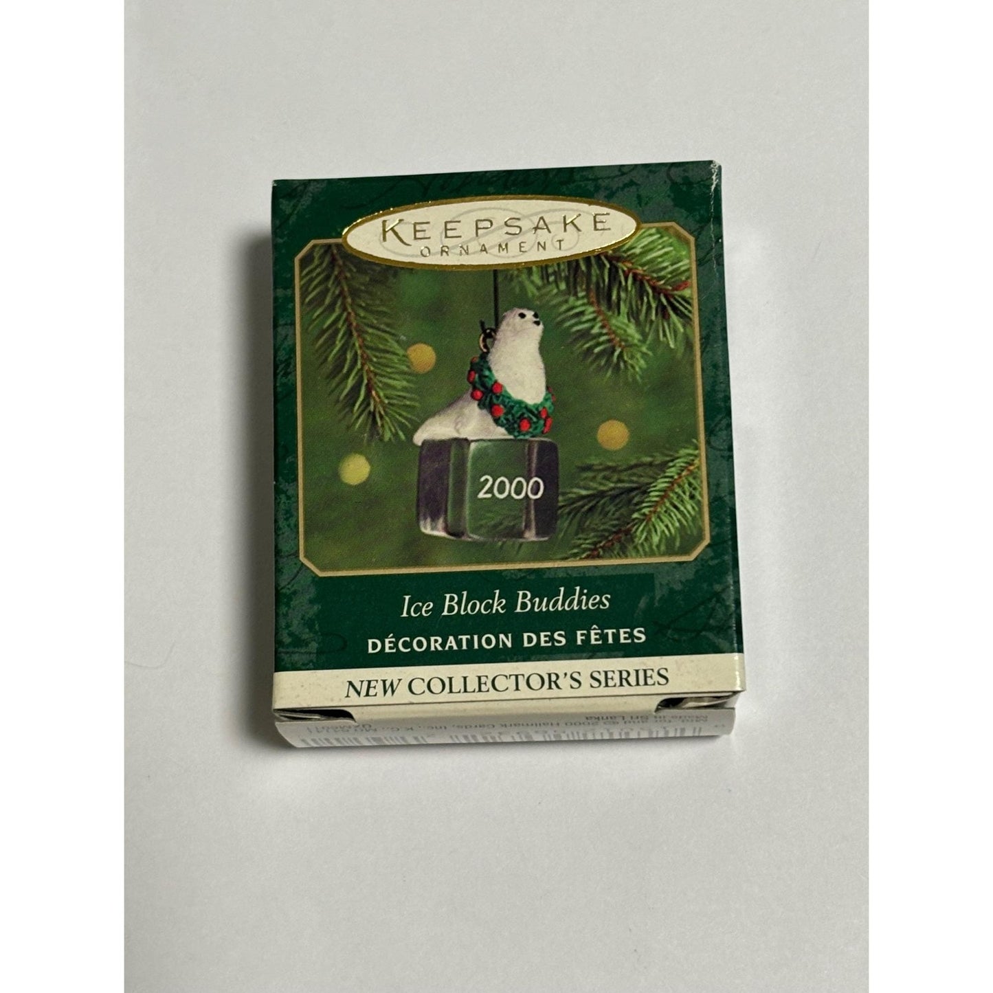2000 Ice Block Buddies #1 Seal ~ Collector's Series Hallmark Miniature Ornament