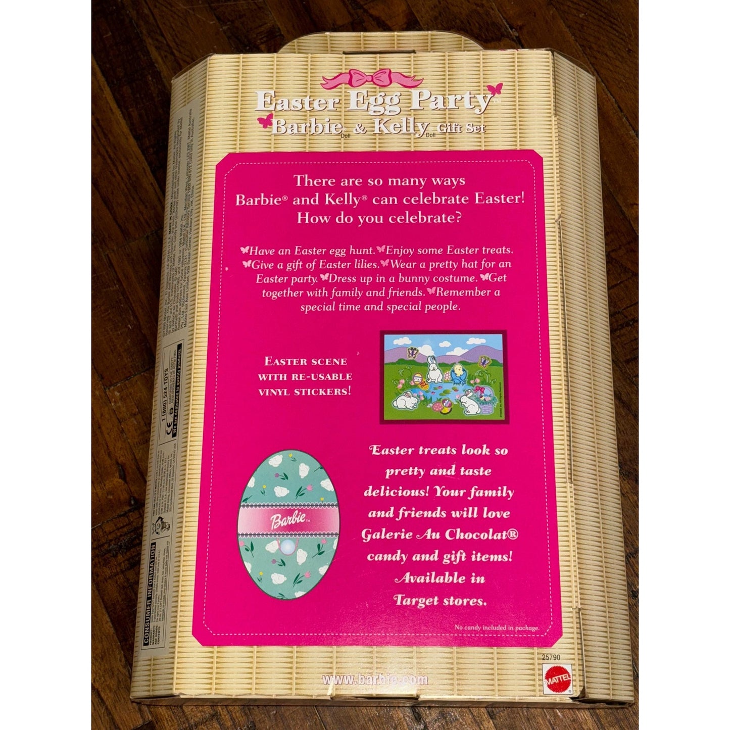 Vintage Mattel 1999 Easter Egg Party Barbie & Kelly Giftset #25790