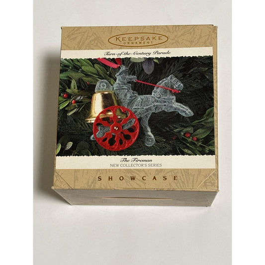 Hallmark Keepsake ornament 1995 Tin The Fireman Turn-of-the-Century Parade #1