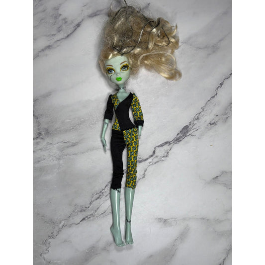 Monster High Doll Frankie Stein Freaky Fusion 2008 11" Mattel Doll Ghouls MH7