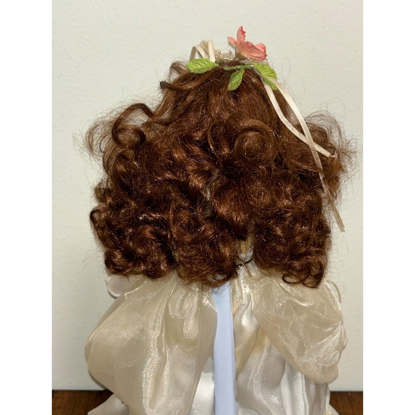 Victorian Beauty Style 18" Porcelain Doll Brown Hair Brown Eyes