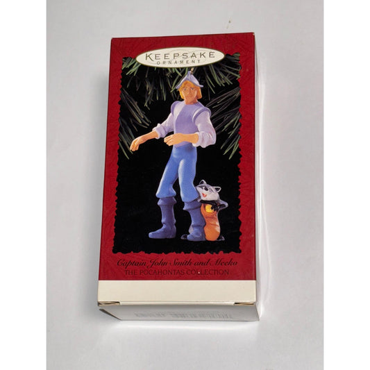 Hallmark Keepsake Ornament John Smith & Meeko 1995 Disney Pocahontas