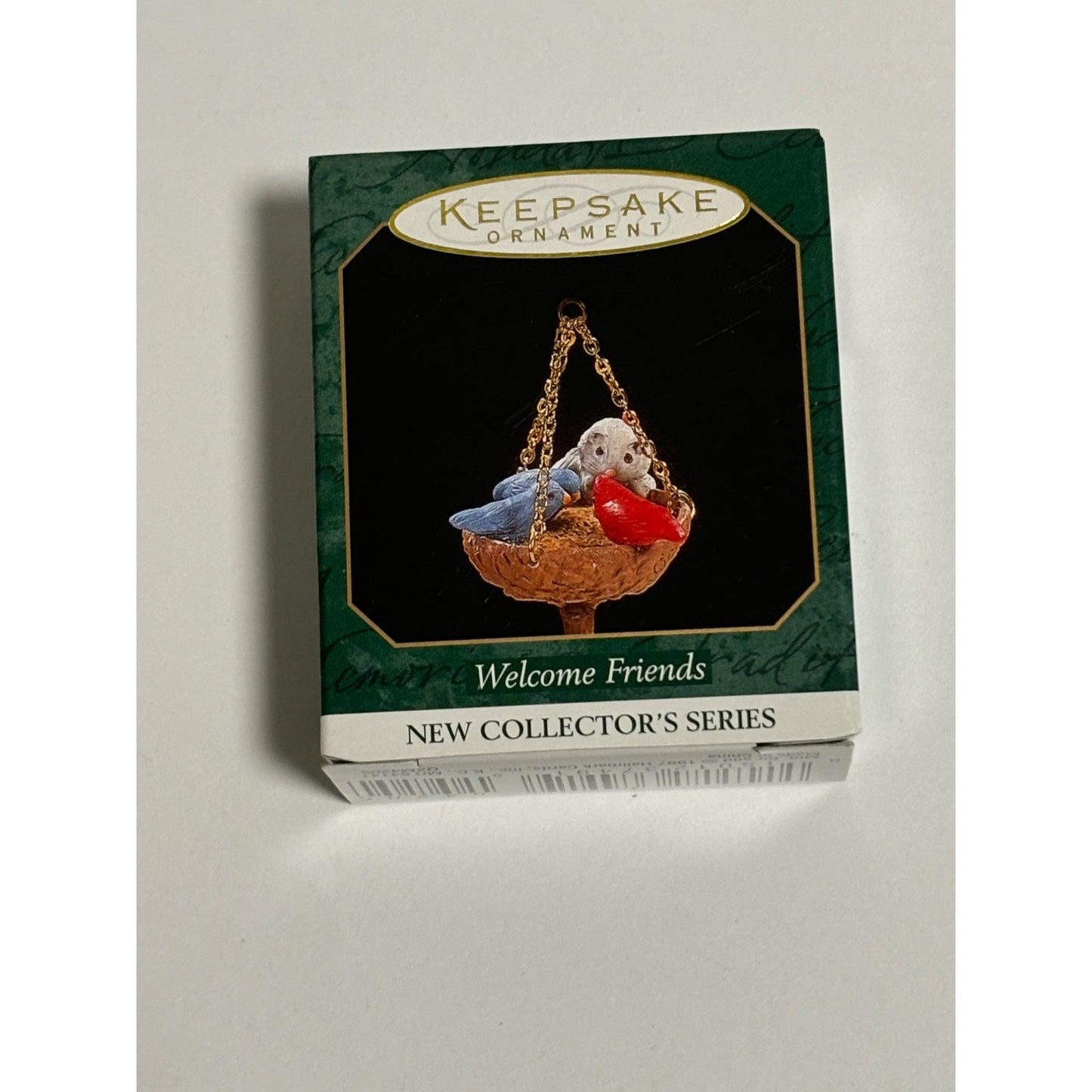 Hallmark Keepsake Miniature Ornament Welcome Friends #1 Dated 1997