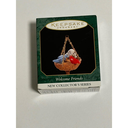 Hallmark Keepsake Miniature Ornament Welcome Friends #1 Dated 1997
