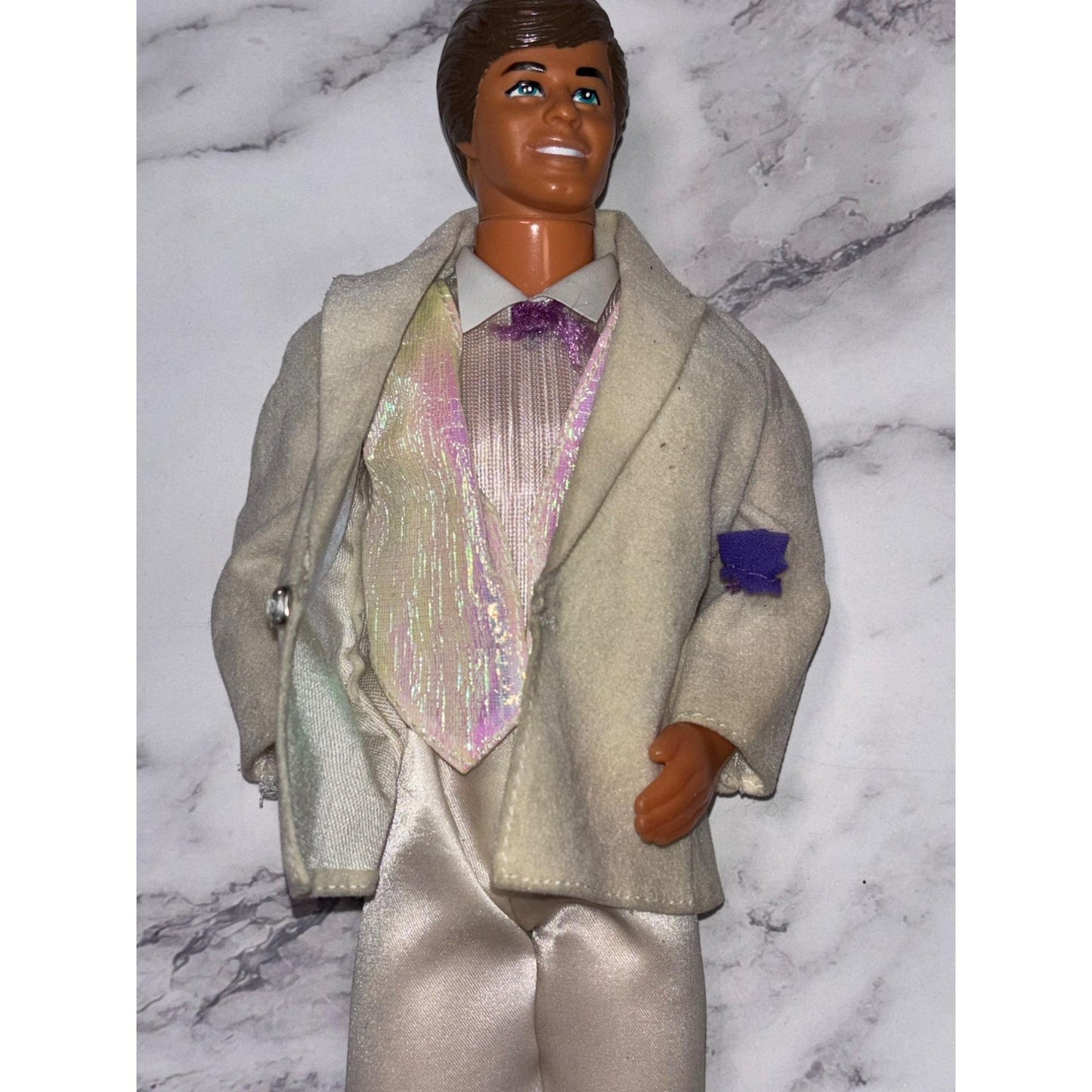 Vintage Barbie-1983 CRYSTAL KEN Doll Superstar Era #4898