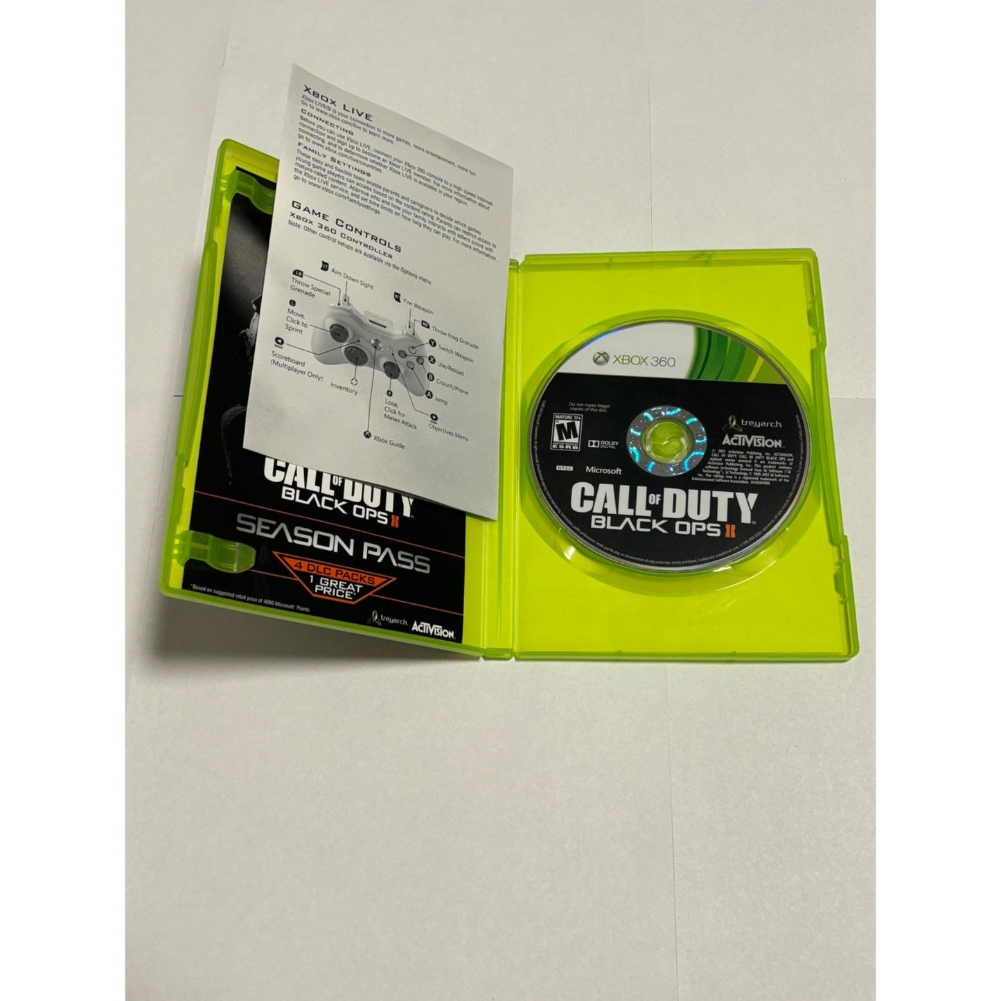 Lot Of 3 Xbox 360 Call of Duty Games Modern Warfare 3 MW3 Black Opps 1 & 2