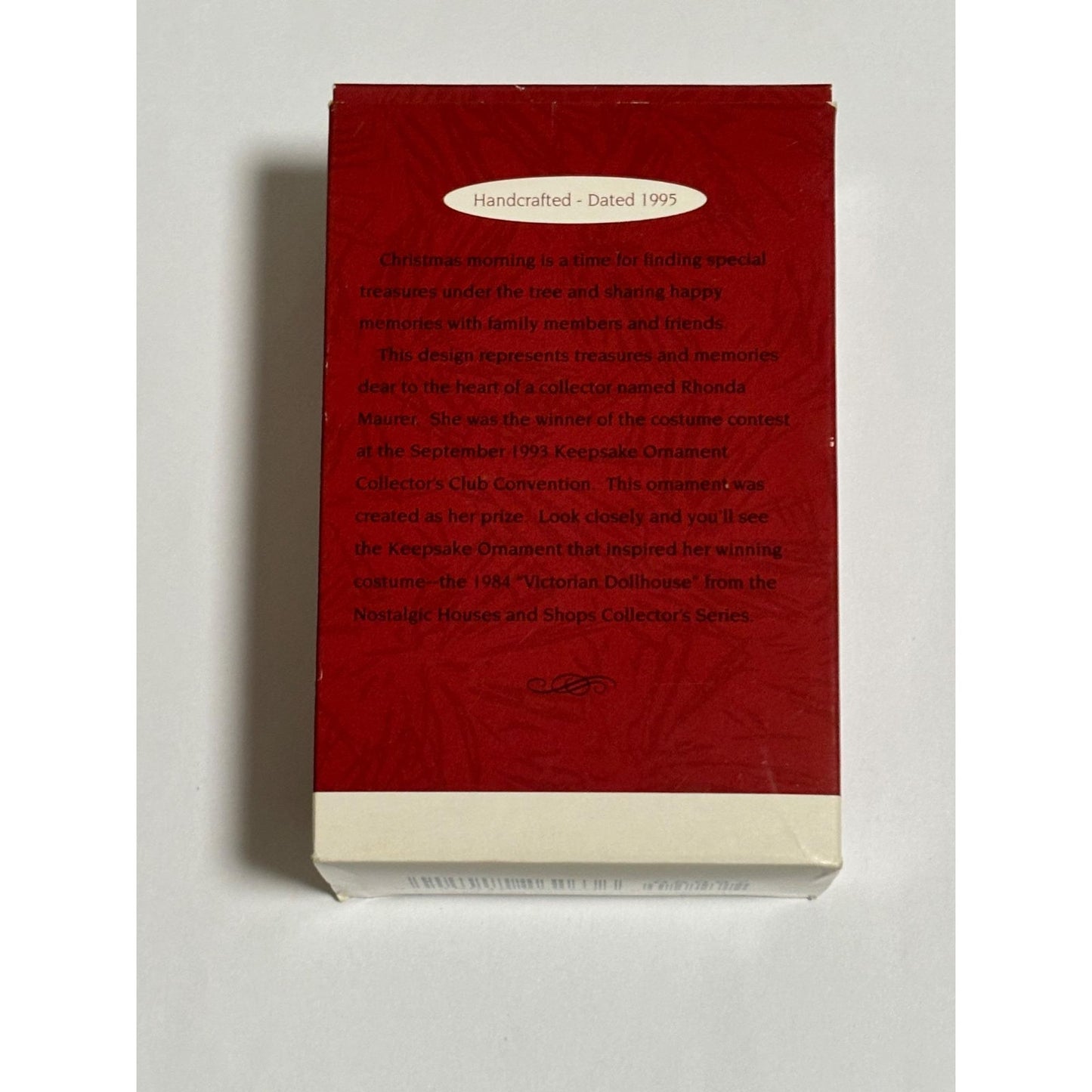 Vintage 1995 Hallmark Christmas Morning Tree Christmas Ornament