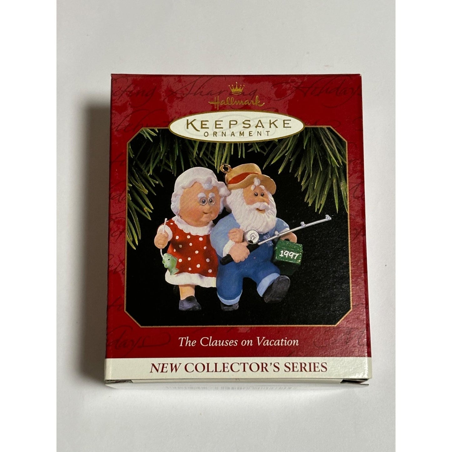 The Clauses on Vacation 1997 Fishing First in Series Hallmark Keepsake Christmas