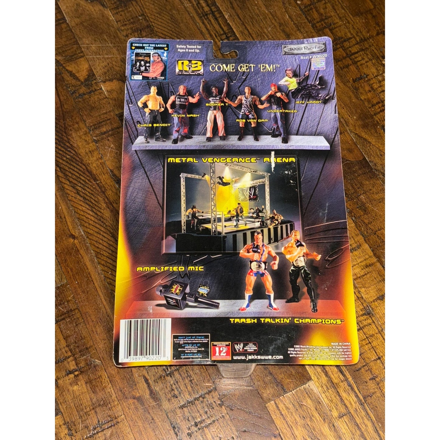 2002 Kevin Nash NWO R3 Tech Real Scan WWE Figure Jakks Pacific WWF WCw