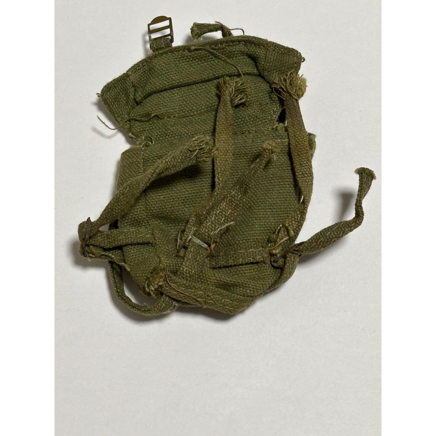 Vintage GI Joe 1964 Soldier Light Green Field Backpack Hasbro Accessory