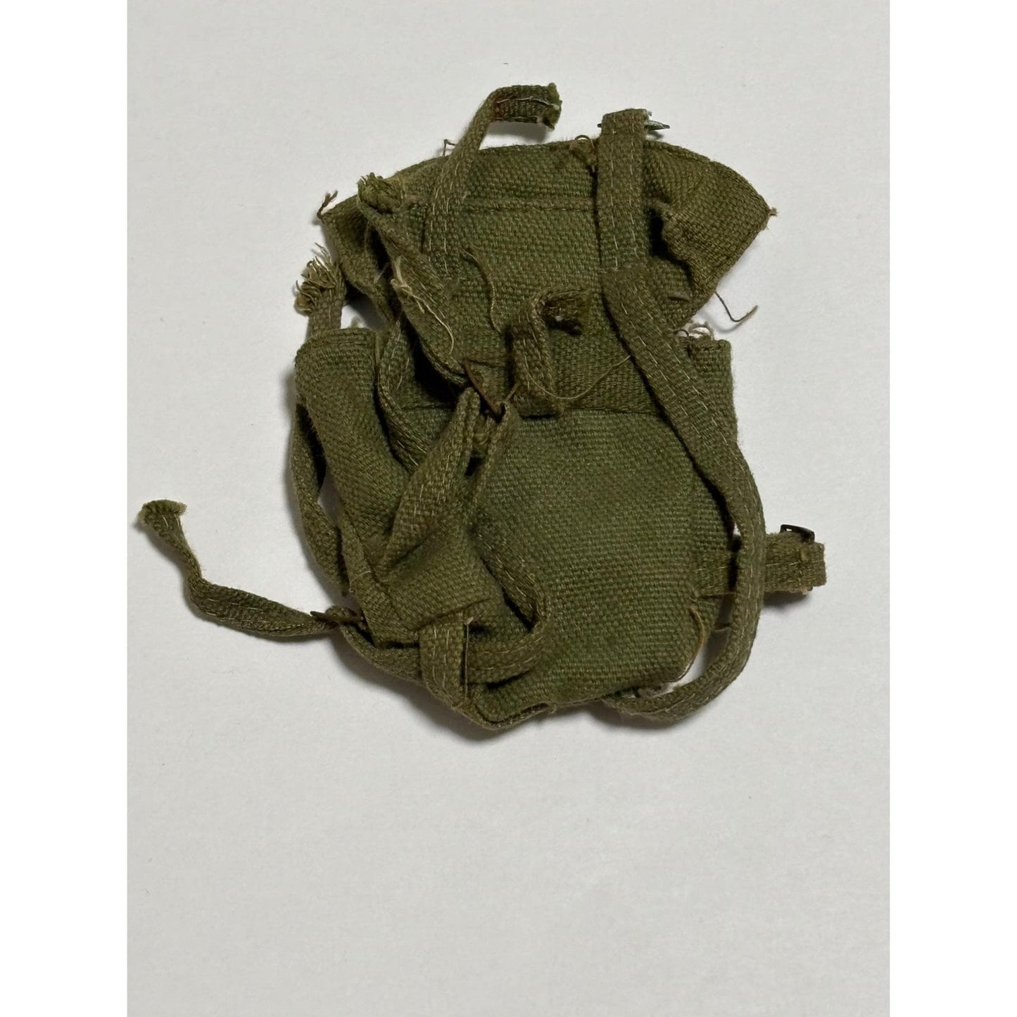 Vintage GI Joe 1964 Soldier Light Green Field Backpack Hasbro Accessory