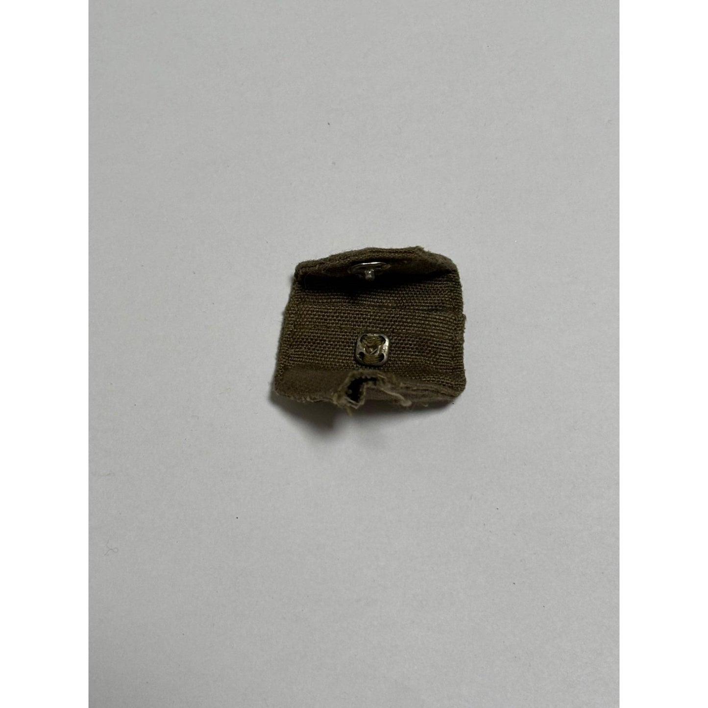 1960s GI Joe Shovel Canteen Cover Sheath Green Brown Cloth Combat Hasbro