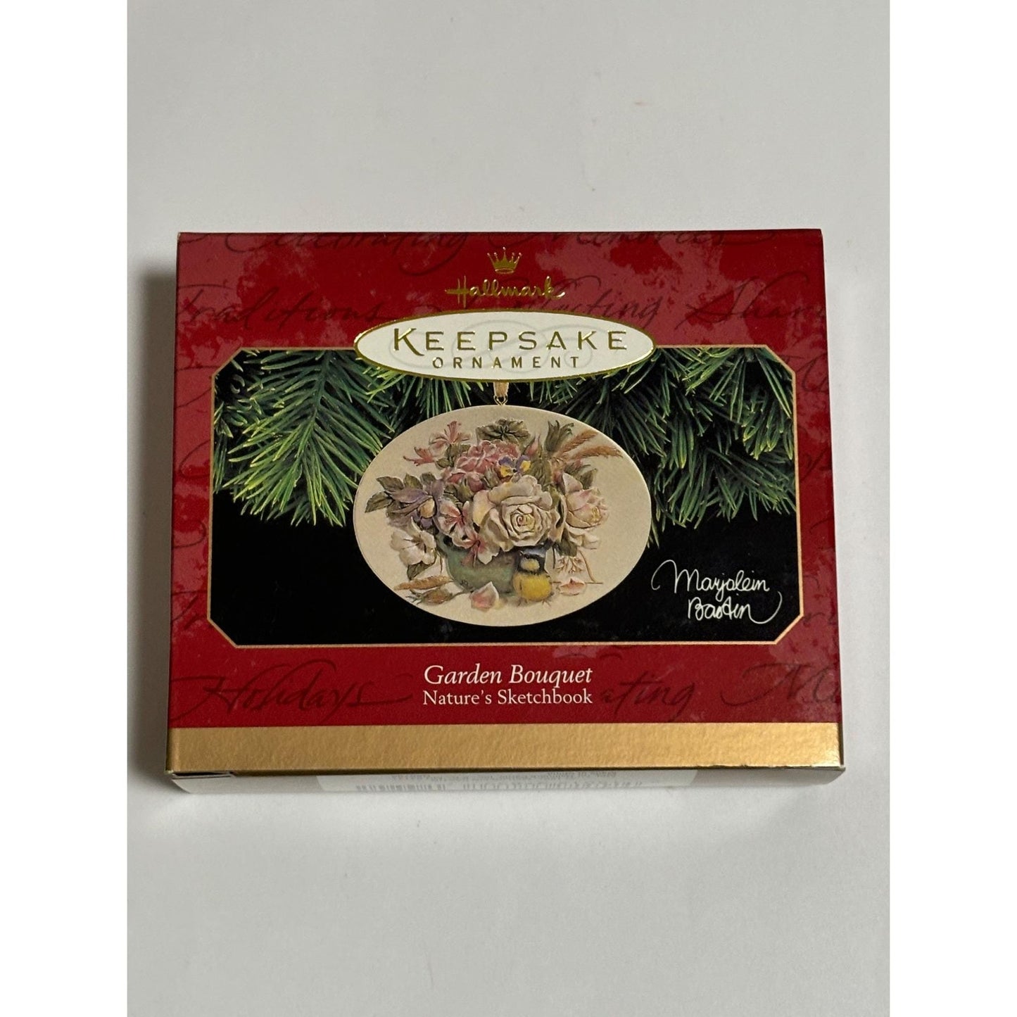 Hallmark Garden Bouquet Nature's Sketchbook Keepsake Collector Ornament 1997