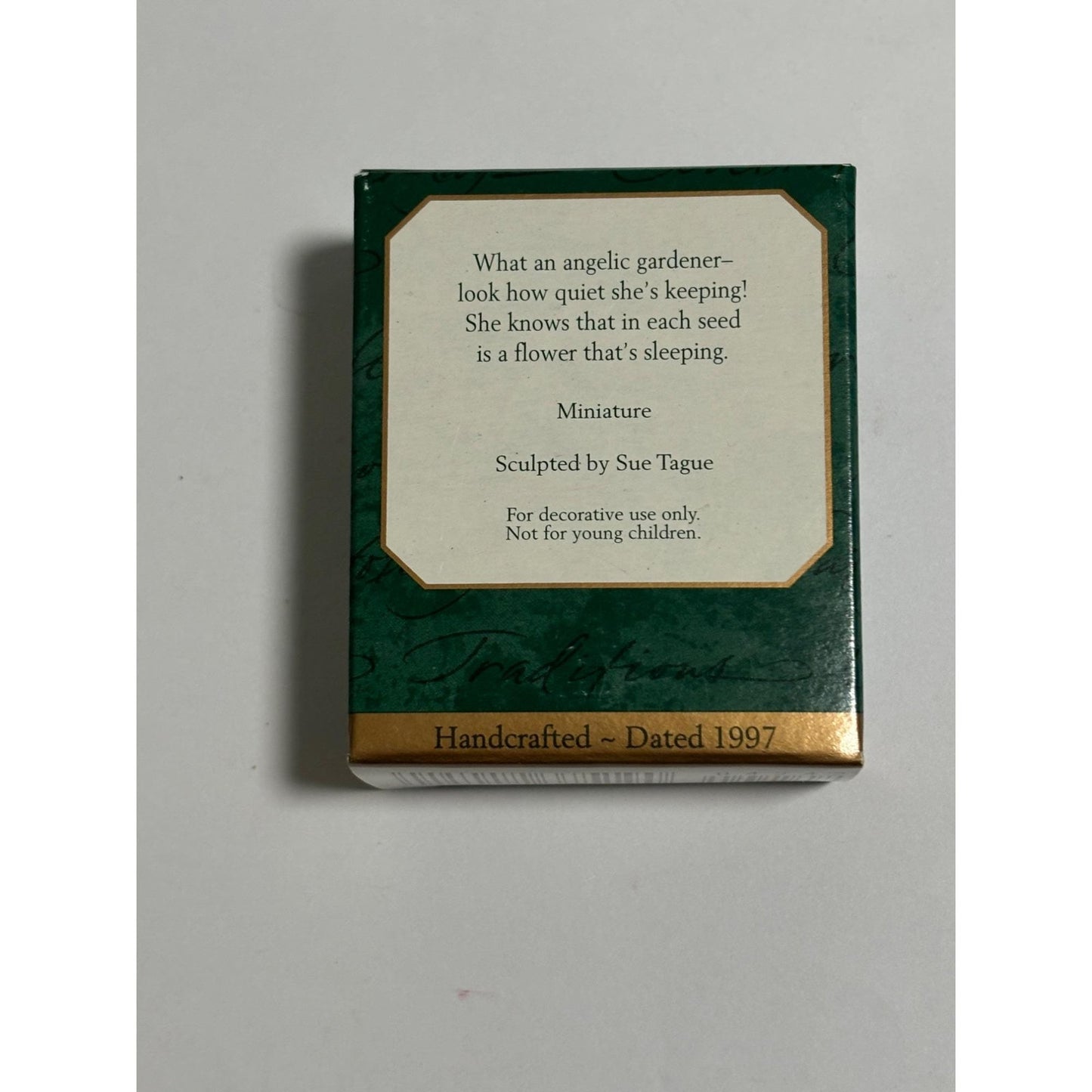 Vintage 1997 Hallmark Keepsake Miniature Christmas Seeds Of Joy