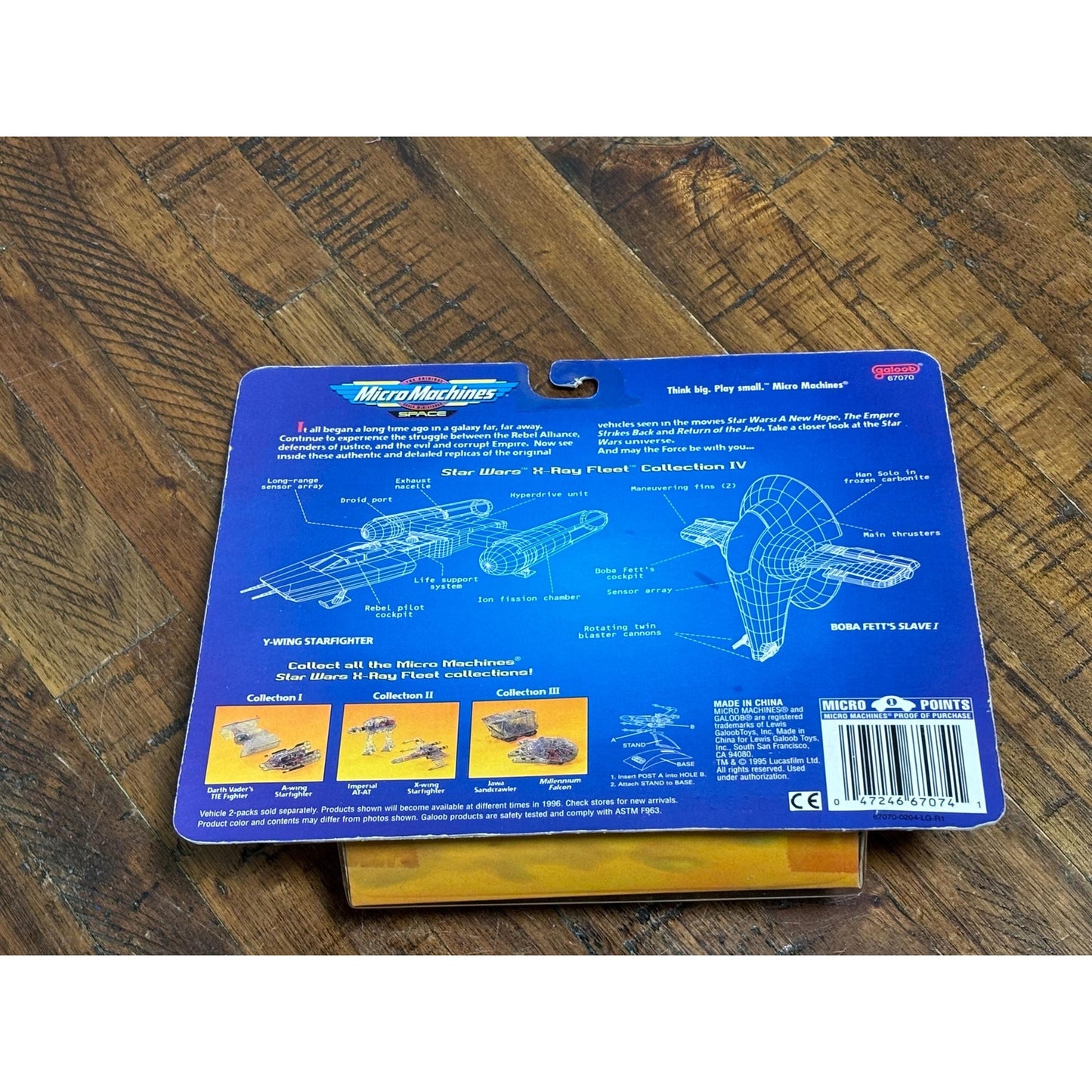 Lot of 3 Star Wars Micro Machines 2 X-ray Fleet Collection & Empire Strikes Back