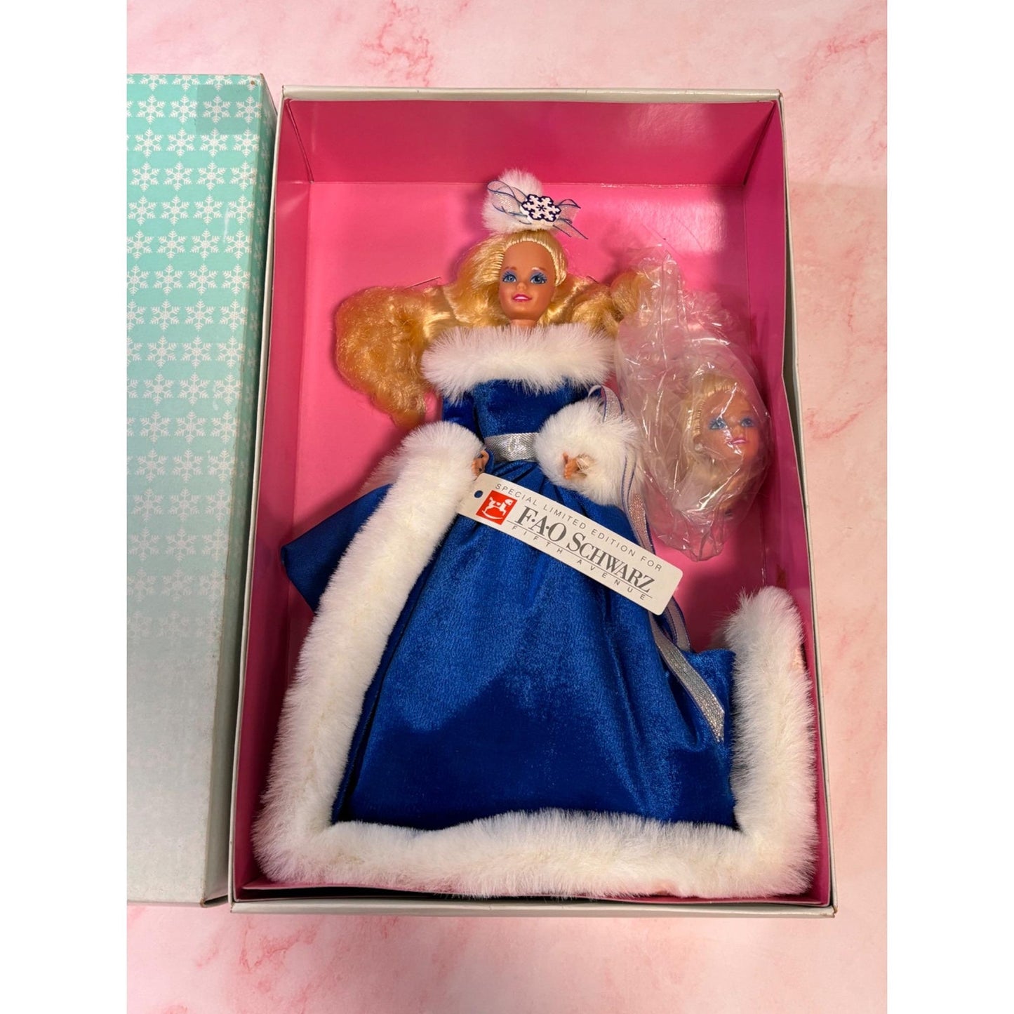 Winter Fantasy Barbie 5946 1990 FAO Schwarz Exclusive Limited Edition Mattel