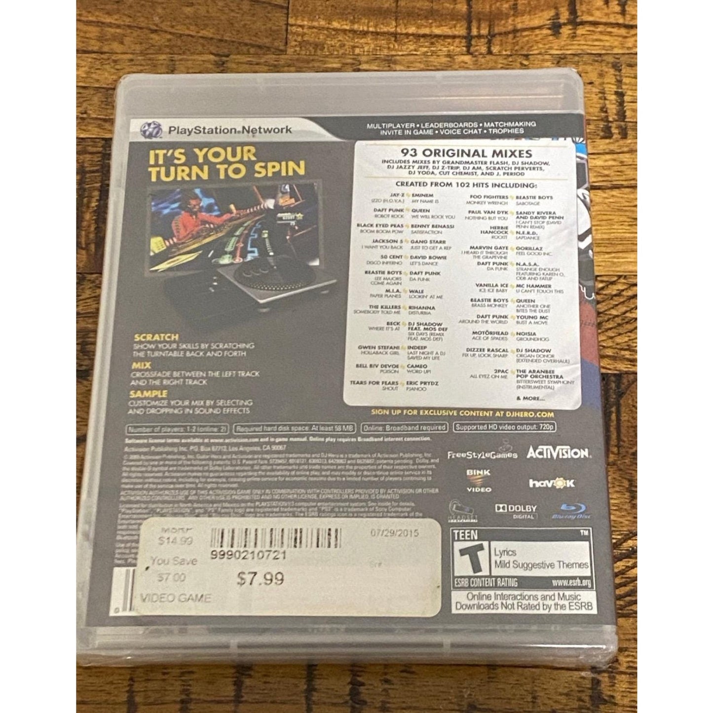 New sealed DJ hero for playstation 3 ps3 start the party