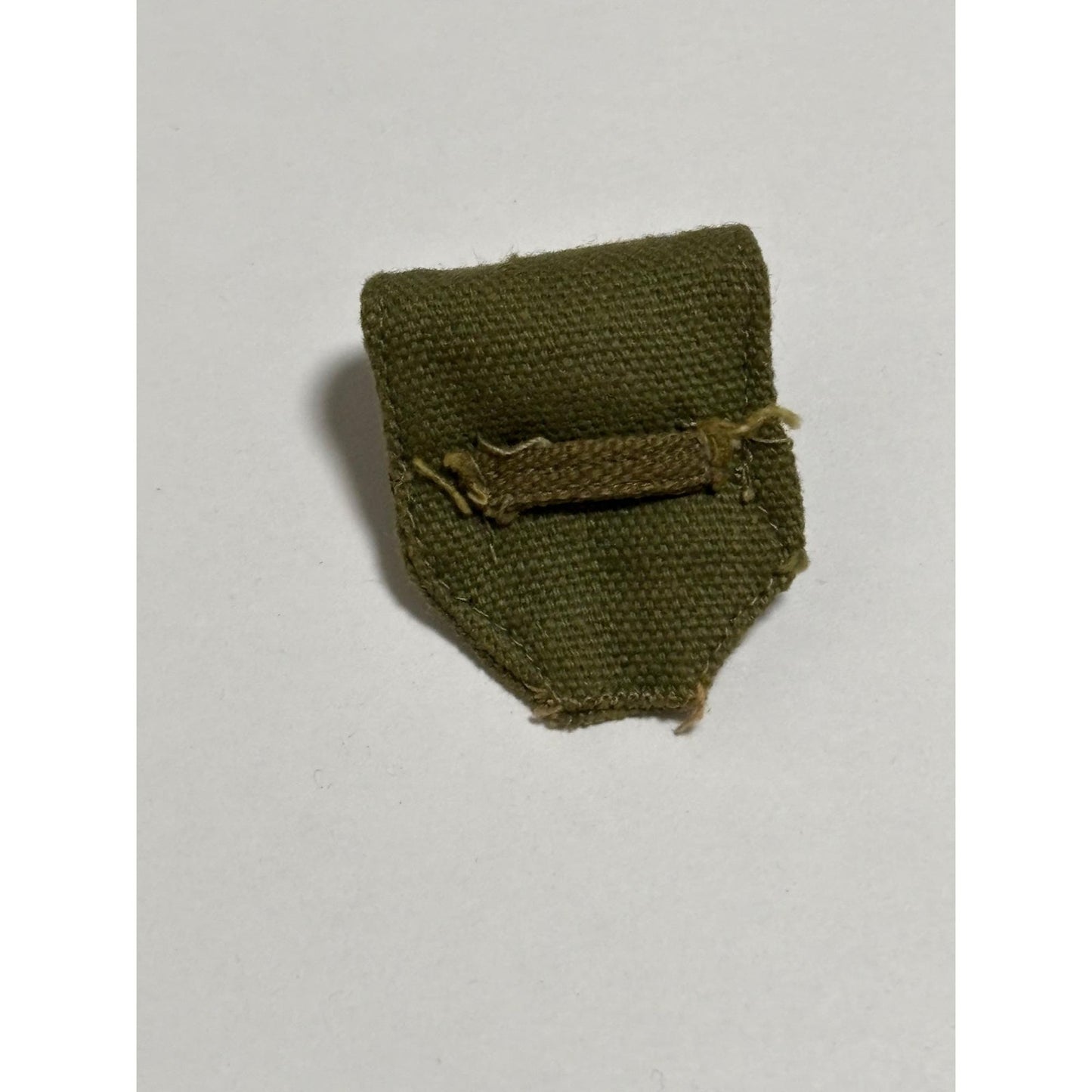 1960s GI Joe Shovel Canteen Cover Sheath Green Cloth Combat Hasbro Accessory