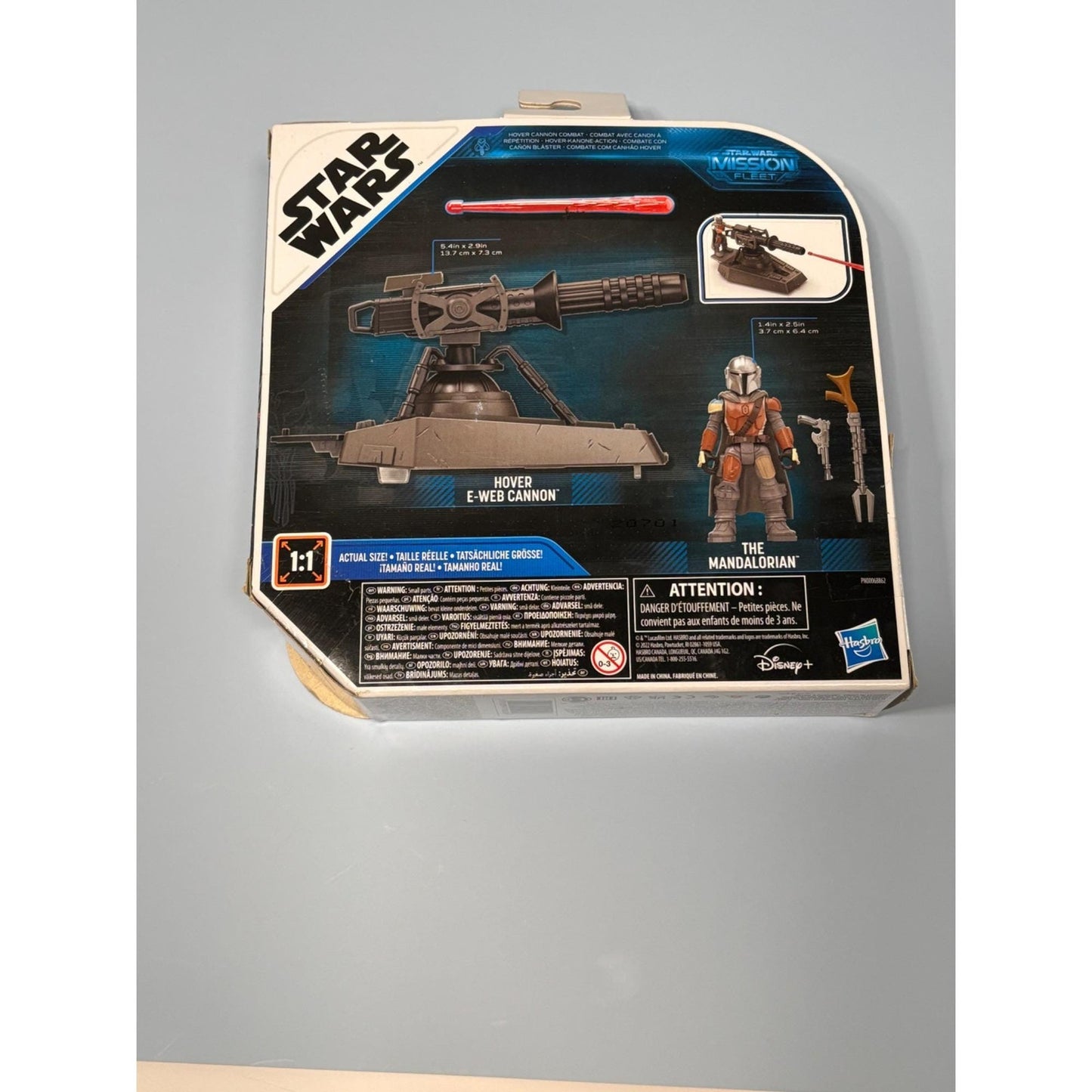 New Star Wars Mission Fleet: The Mandalorian - Hover E-WEB Cannon Disney Hasbro