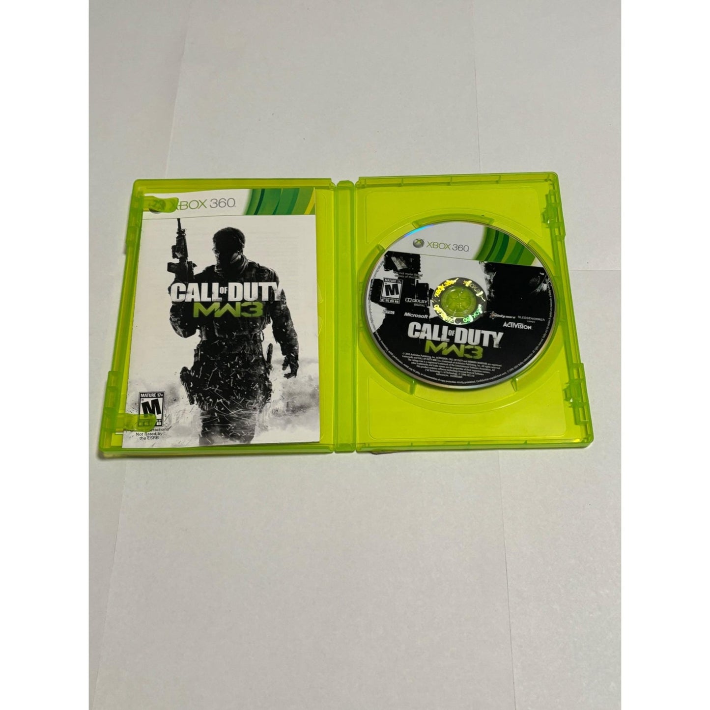 Lot Of 3 Xbox 360 Call of Duty Games Modern Warfare 3 MW3 Black Opps 1 & 2
