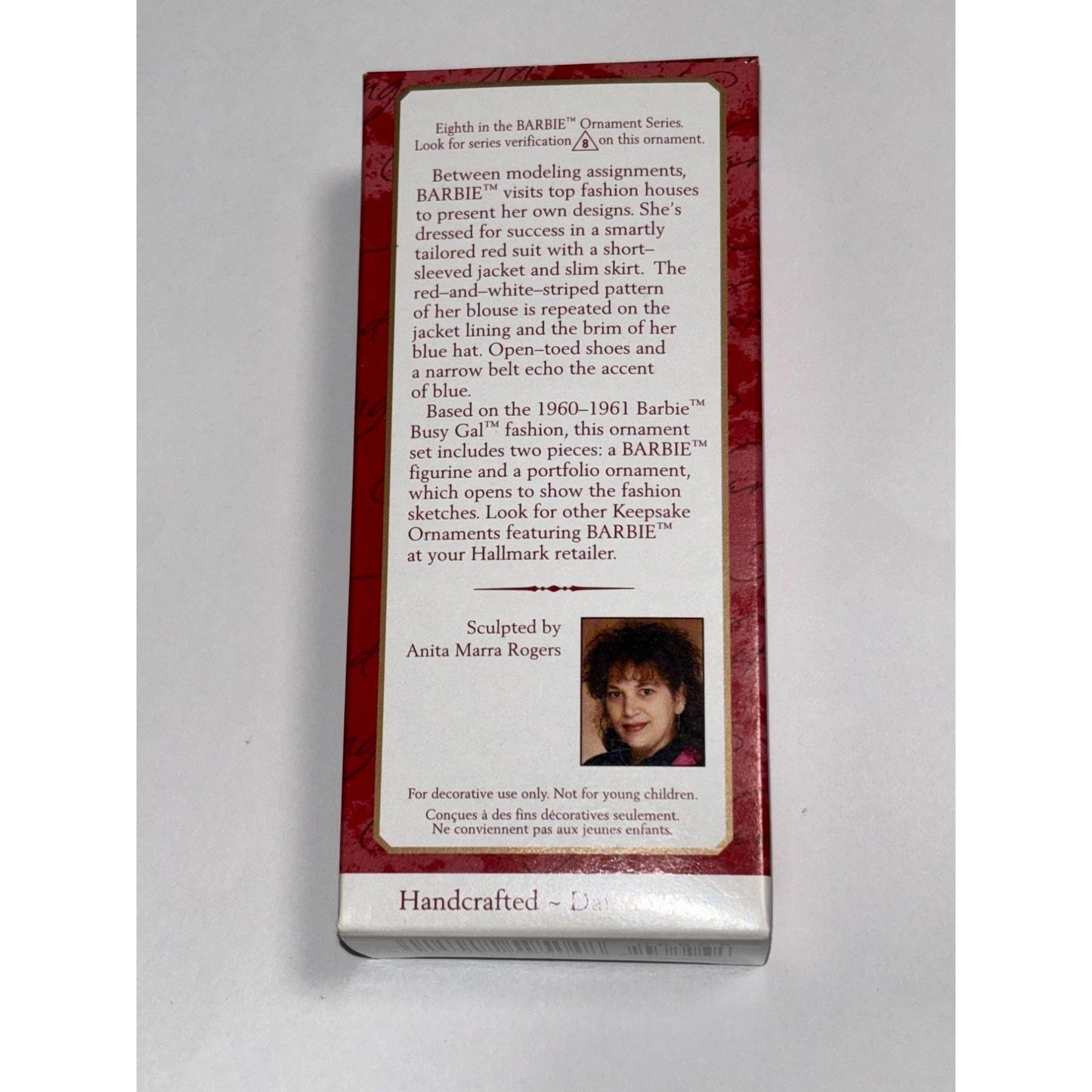 Hallmark Keepsake Barbie in Busy Gal Fashion 2001 2 pieces Doll Portfolio 8th