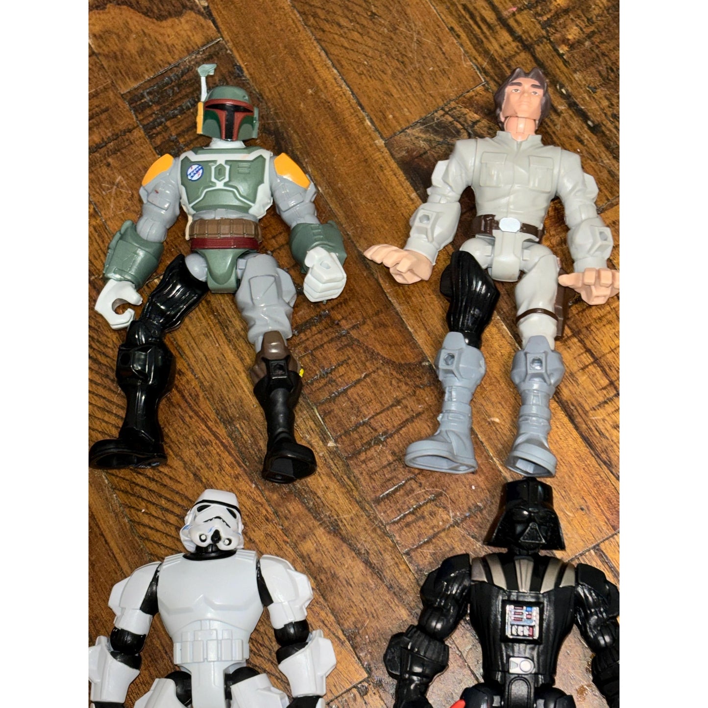 Lot 5 Star Wars Hero Mashers Garazeb Darth Vader Boba Fett Han Solo Stormtrooper