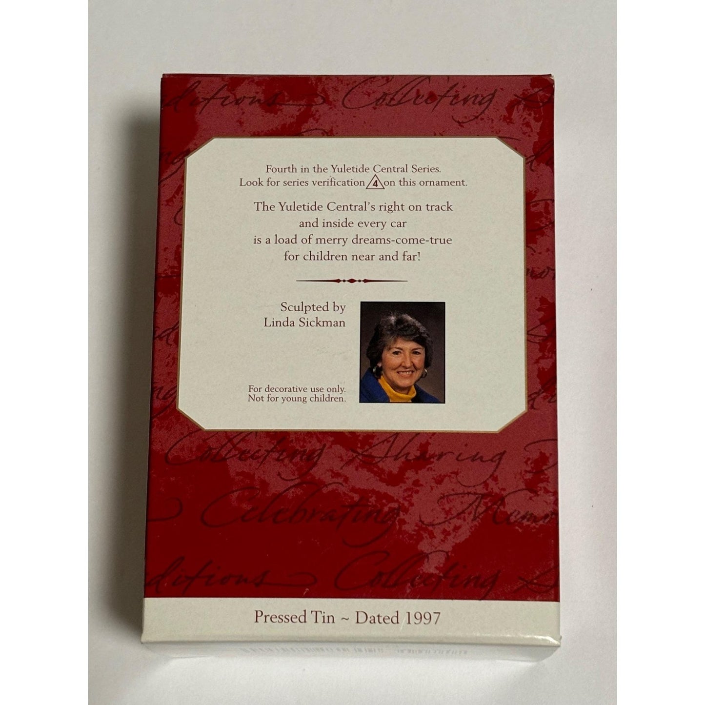 Lot of 4 Hallmark Christmas Yuletide Central Train Ornaments 2 3 4 5 in Series