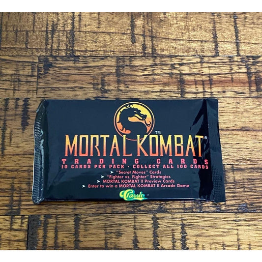 1994 Mortal Kombat Series 1. Classic Trading Cards. (1) pack
