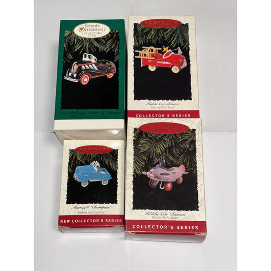 Lot of 4 Hallmark Christmas Murray Ornaments