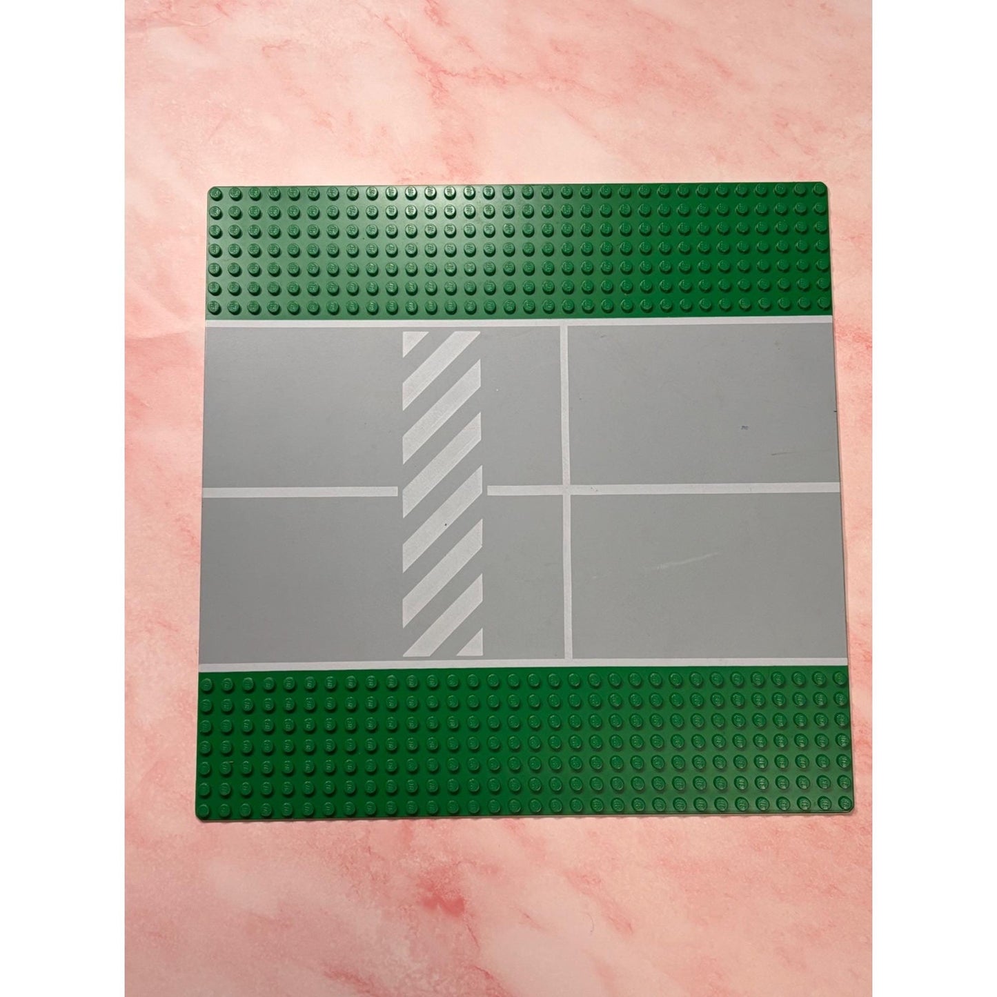 Lego Town Green Baseplate Road 32 x 32 Straight Crosswalk 2358p02 City 6551 6339