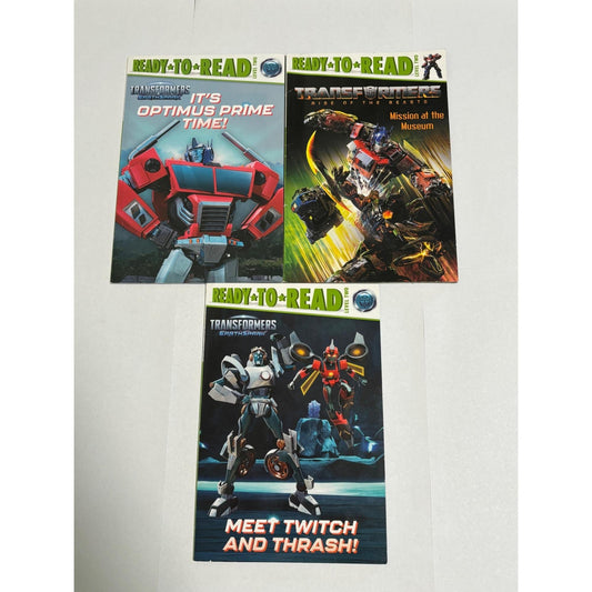 Lot of 3 Transformers Ready to Read books