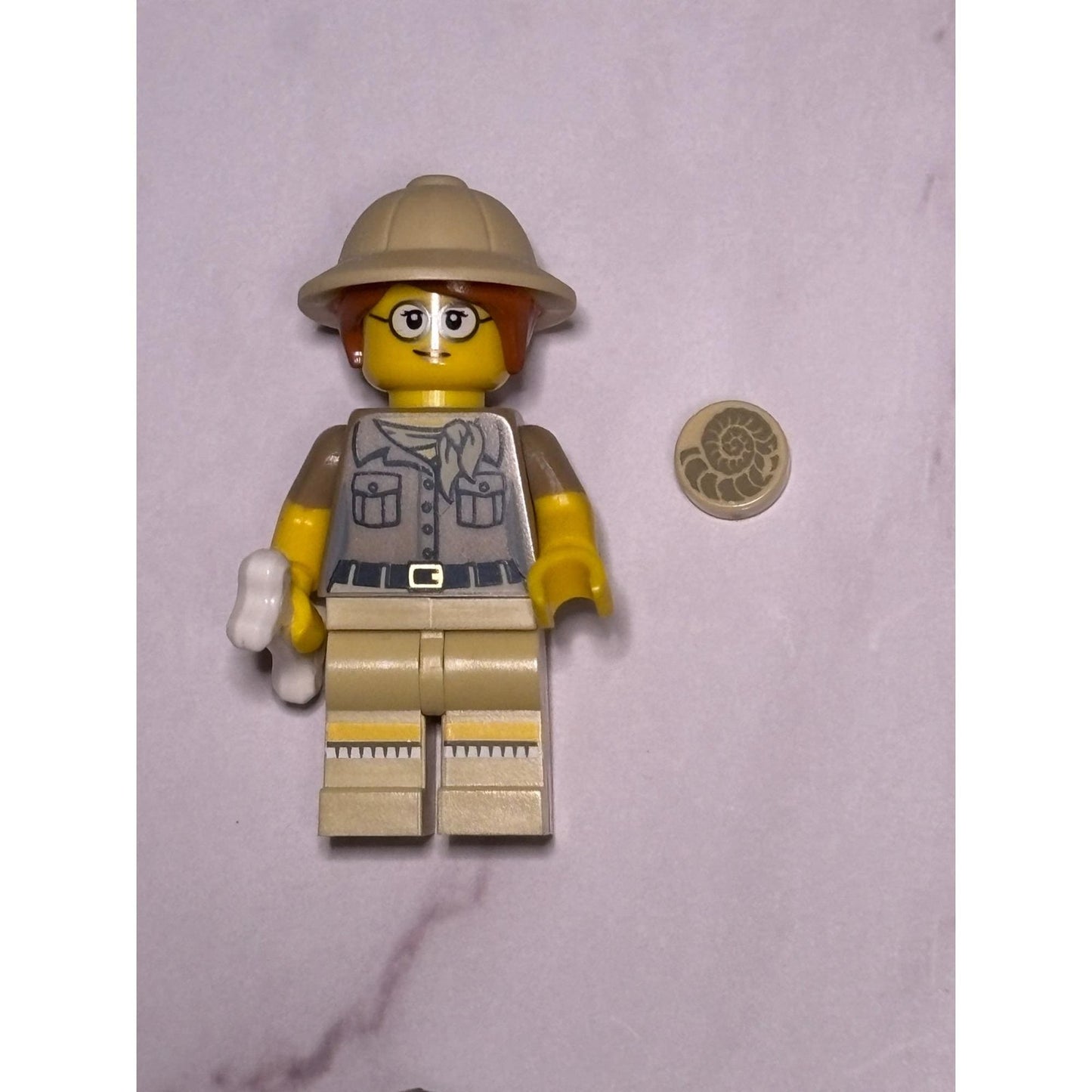 New LEGO CMF Series 13 Minifigure - Paleontologist (col13-6) 71008 col200 Fossil