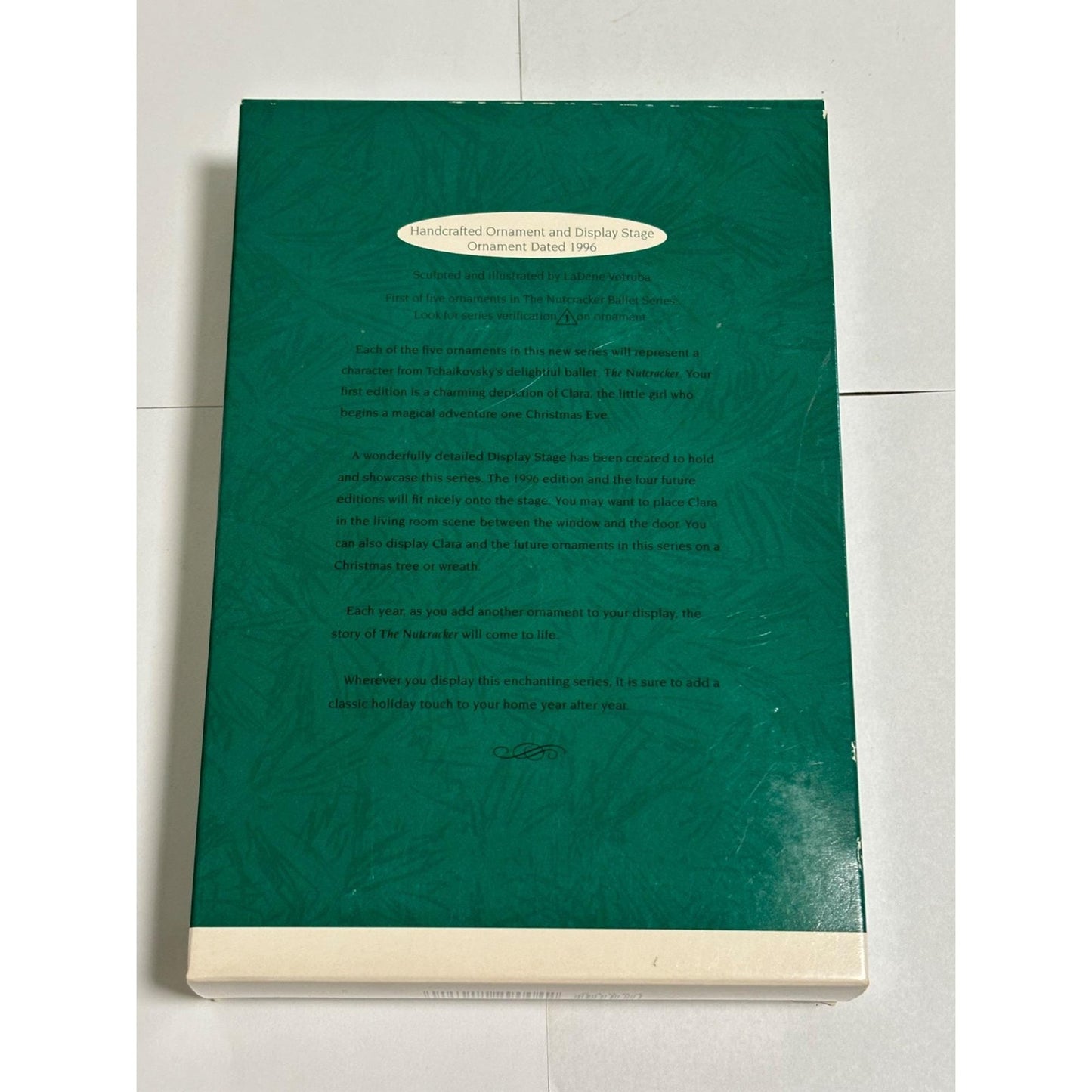 Hallmark Keepsake Miniature 1996 Nutcracker Ballet Ornament & Display Stage
