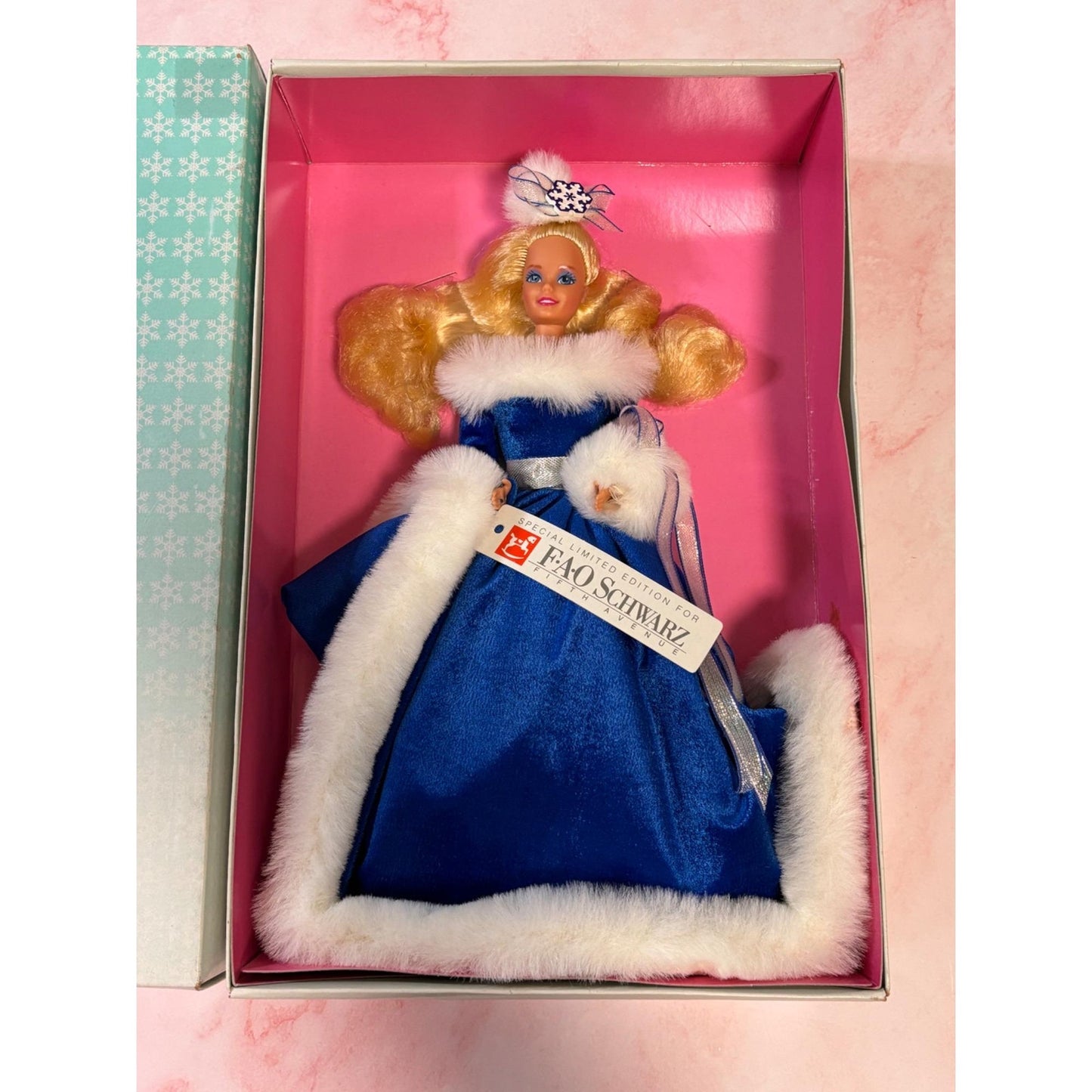 Winter Fantasy Barbie 5946 1990 FAO Schwarz Exclusive Limited Edition Mattel