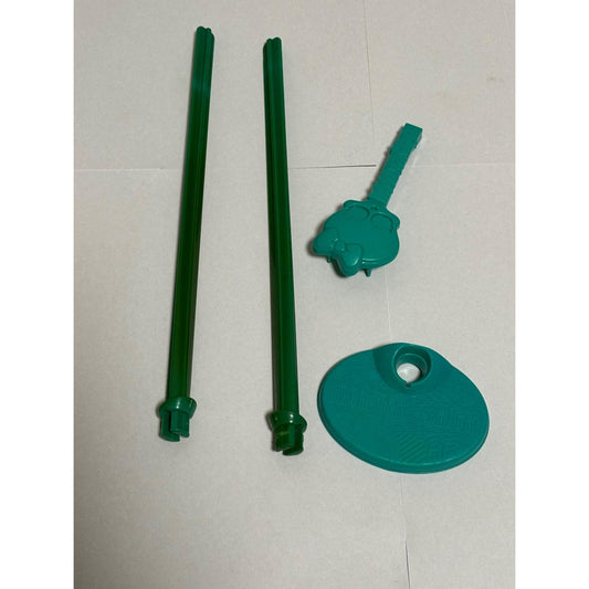 Lot of Monster High Official Blue Turquoise Green Doll Stand