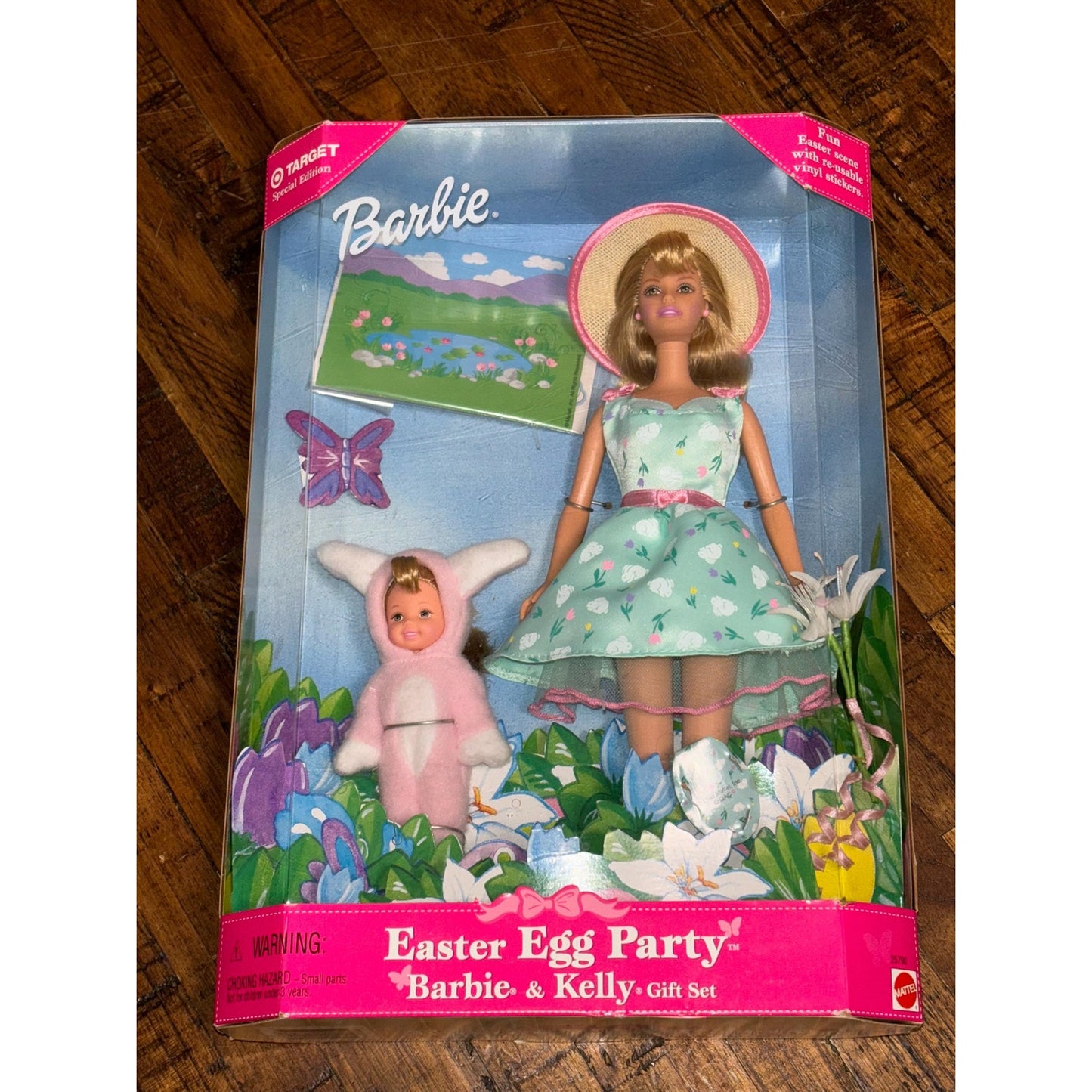 Vintage Mattel 1999 Easter Egg Party Barbie & Kelly Giftset #25790