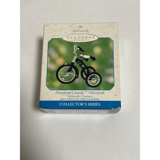 2000 Hallmark Ornament Hopalong Cassidy Velocipede Die Cast 4th In Series