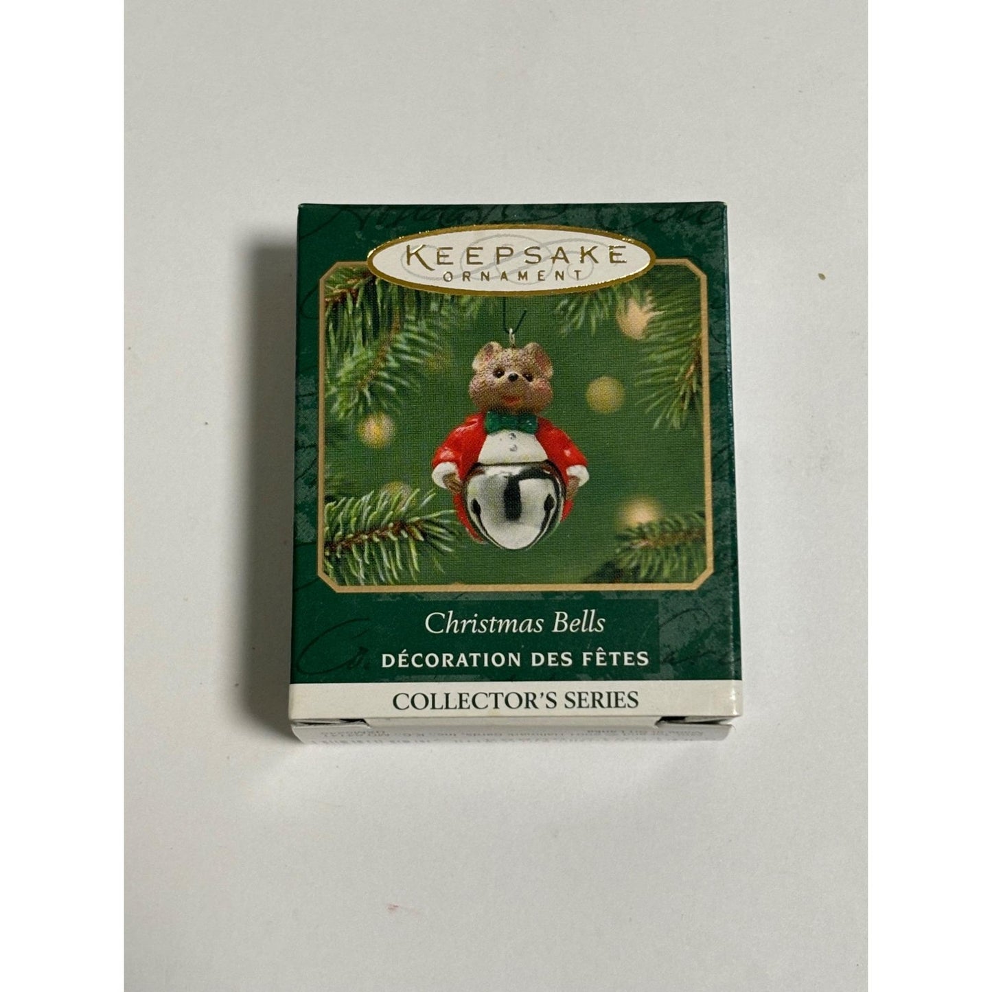 Vintage 2001 Hallmark Keepsake Miniature Ornament Christmas Bells #7 in Series