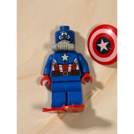 Lego Marvel Comics Super Hero Scuba Captain America Minifigure 76048