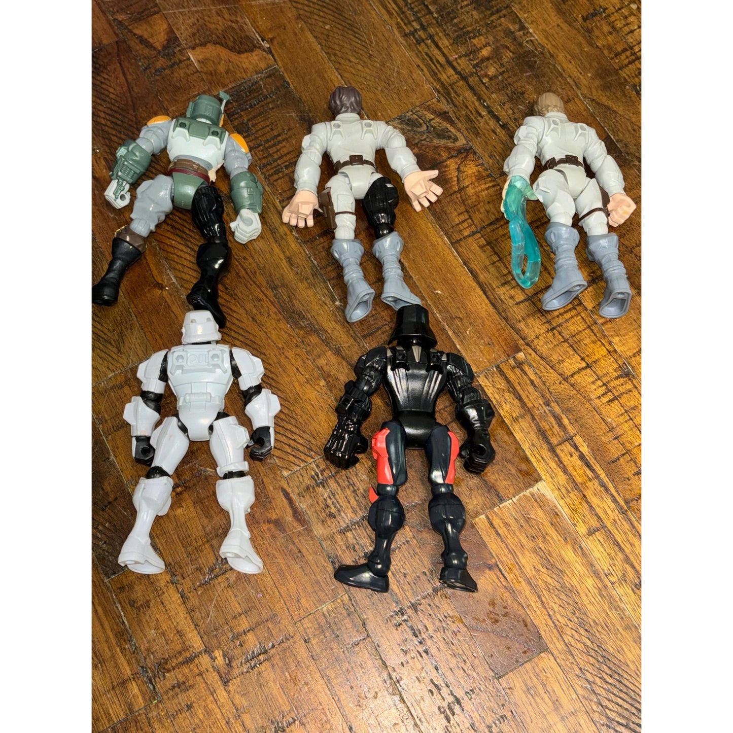 Lot 5 Star Wars Hero Mashers Garazeb Darth Vader Boba Fett Han Solo Stormtrooper