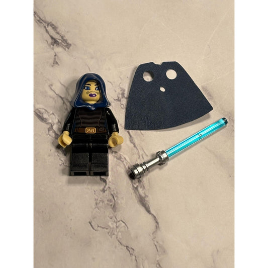 LEGO Star Wars Barriss Offee Dark Blue Cape & Hood SW0379 Minifigure