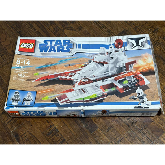 LEGO Star Wars 7679 The Clone Wars Republic Fighter Tank Retired 2008