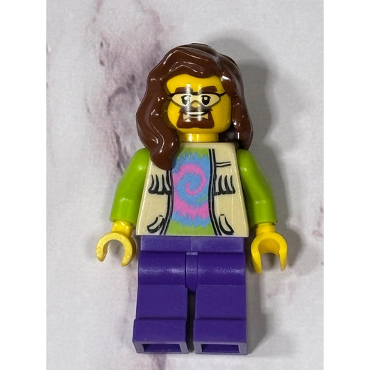 Lego Collectible Minifigure Hippie Series 7 col107 Col07-11 Yellow Flowers 8831