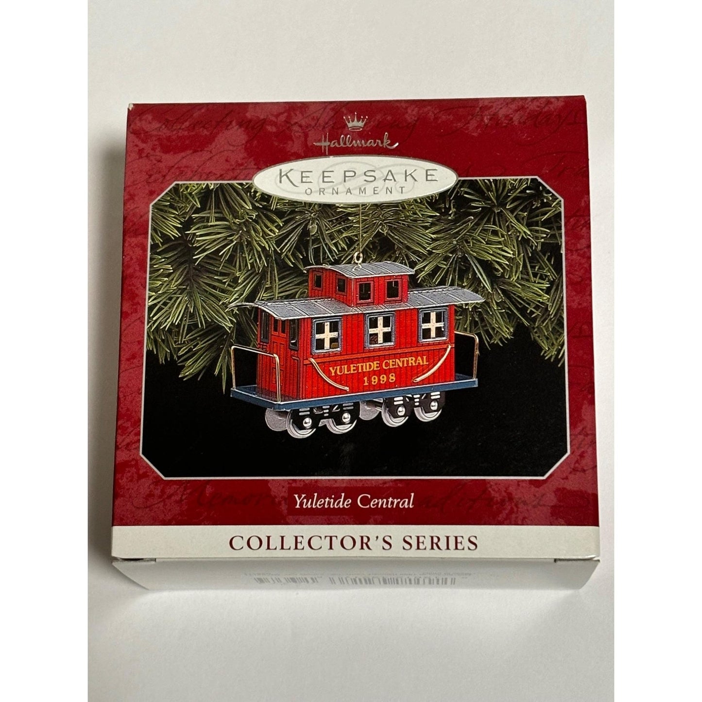 Lot of 4 Hallmark Christmas Yuletide Central Train Ornaments 2 3 4 5 in Series