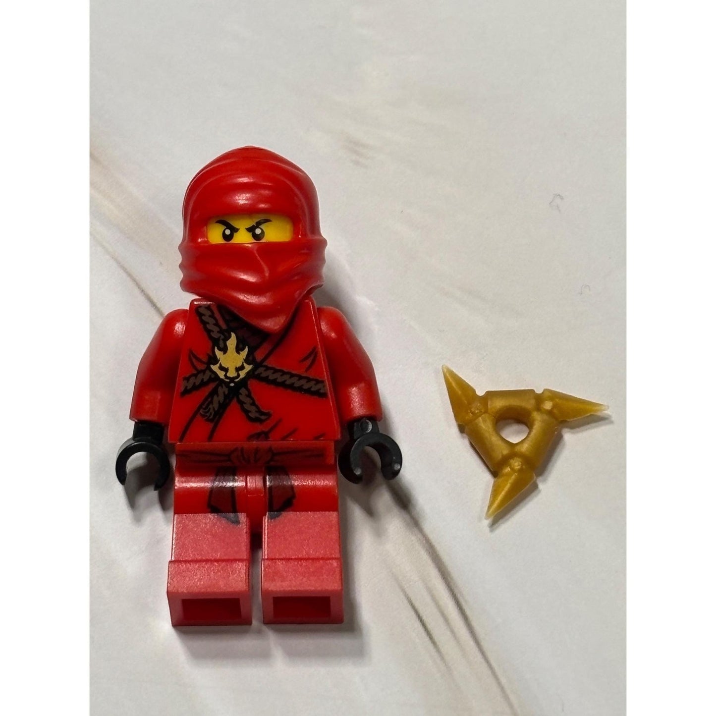 Lego Kai Minifigure Golden Weapons 2505 2508 2258 njo007 Ninjago