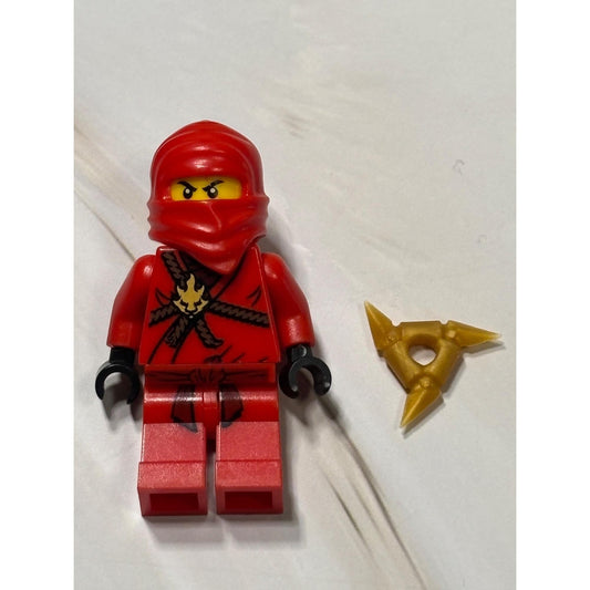 Lego Kai Minifigure Golden Weapons 2505 2508 2258 njo007 Ninjago
