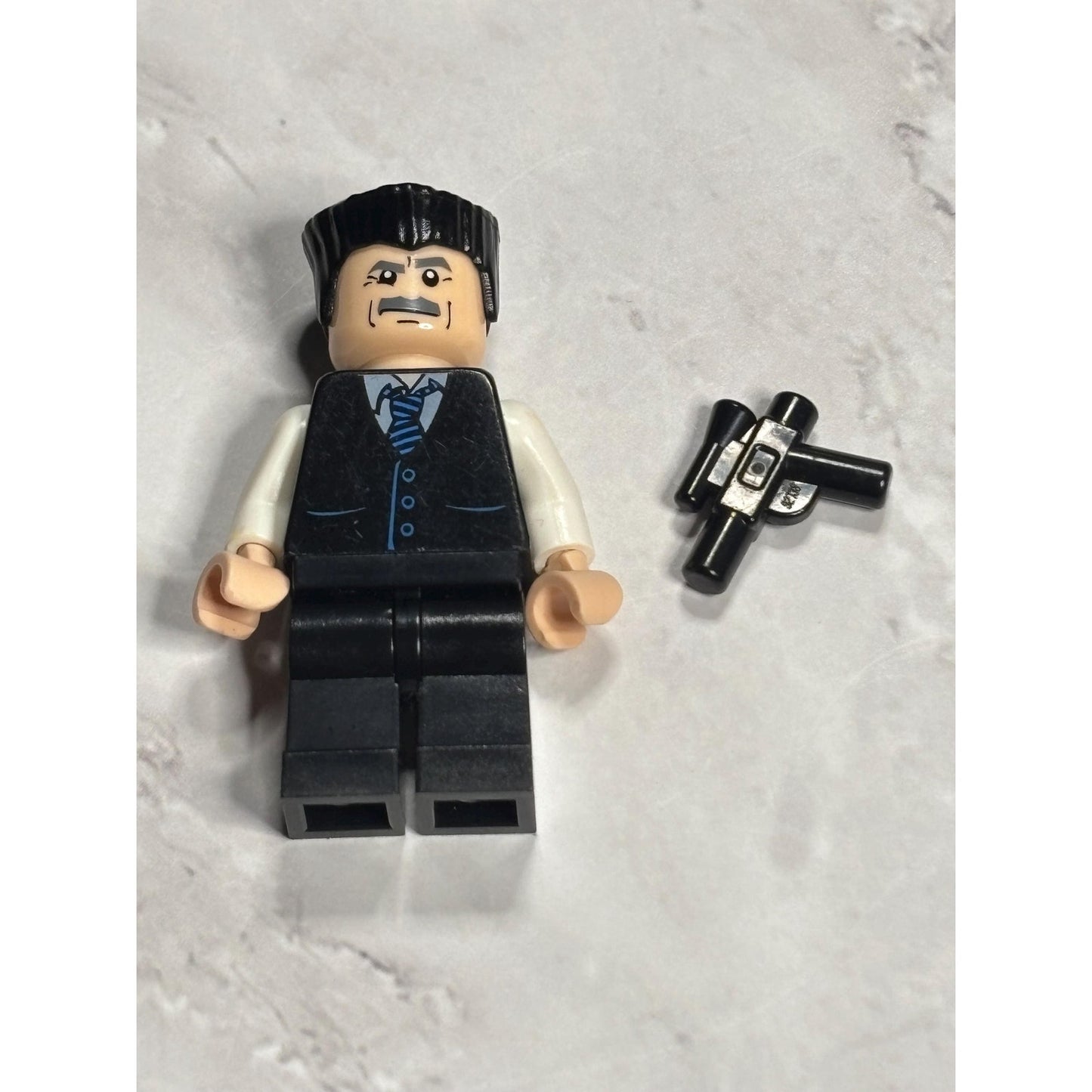 Lego Mini Figure spd017 J. Jonah Jameson Spider-Man's Train Rescue 4855