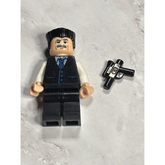 Lego Mini Figure spd017 J. Jonah Jameson Spider-Man's Train Rescue 4855