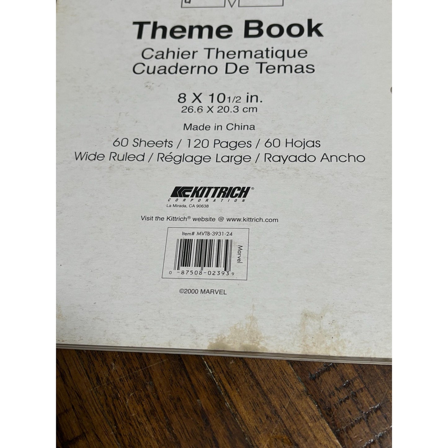 Lot of 2 Vintage Spiderman Notebook Bundle 2000 Marvel